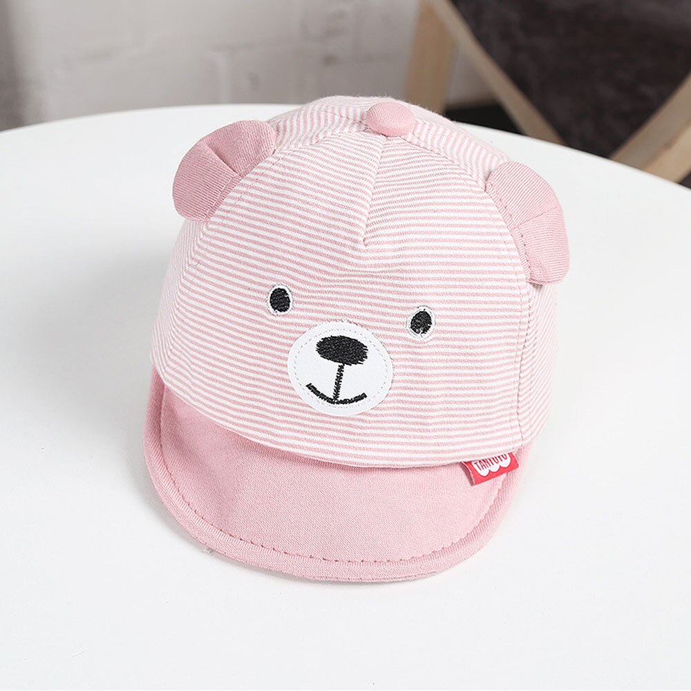 Newborn Toddler Kids Baby Girl Boy Visor Baseball Cat Little Ear Cap Warm Hat